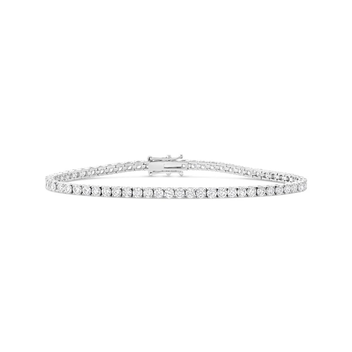 18K White Gold Lab Grown Diamond Tennis Bracelet - 5.16 ct. total weight