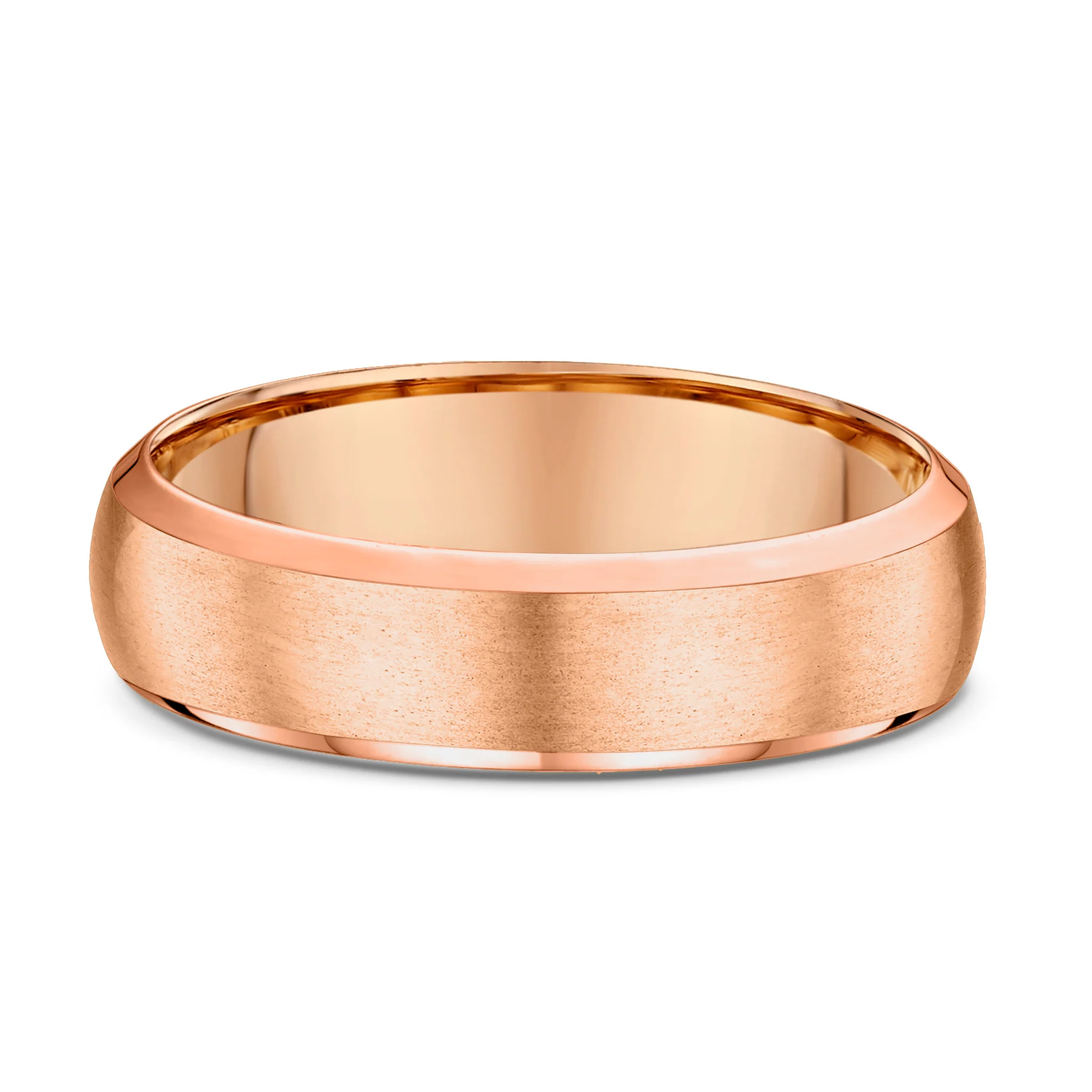 DORA Beveled Edge Mens Wedding Band - 631B00 - Image 3