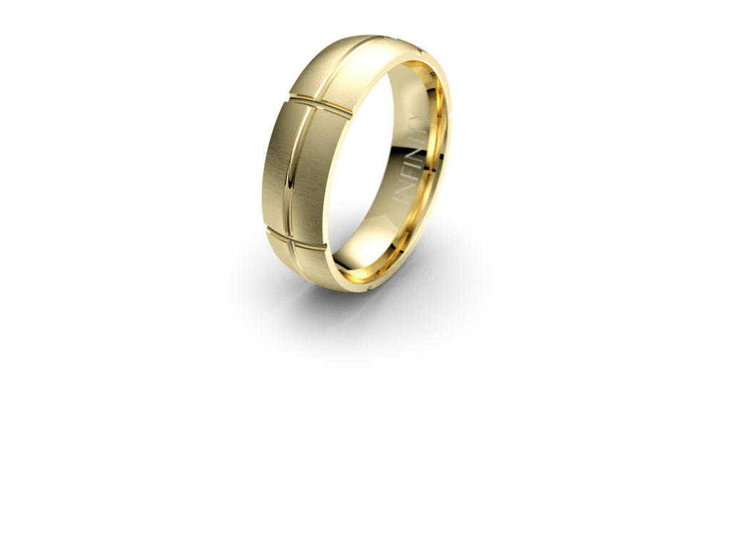Infinity Criss-Cross Mens Band - IN1068 - Image 4