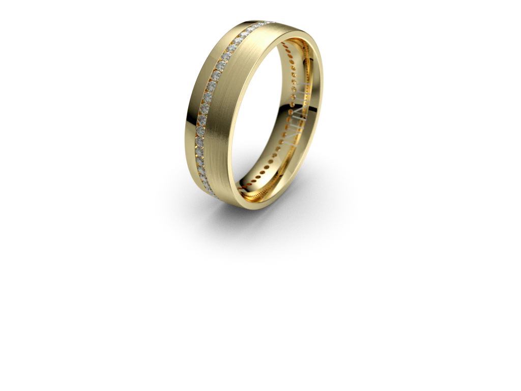 Infinity Mens Diamond Wedding Band - IN1767D - Image 8