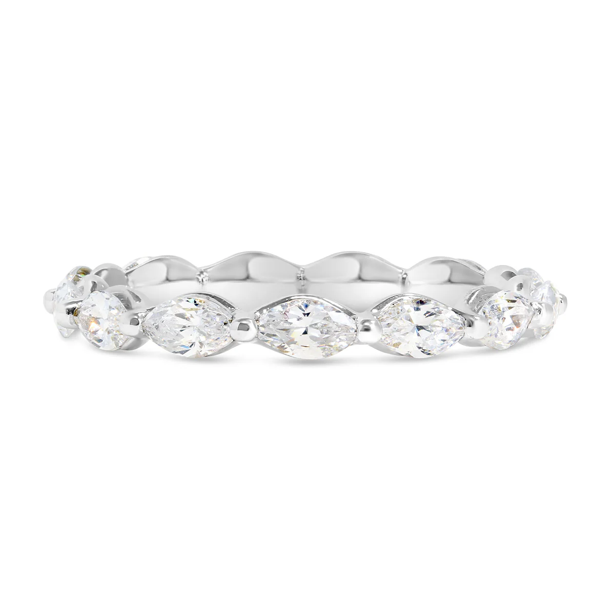 Marquise Diamond Wedding Band - YJA9826RB - Image 3
