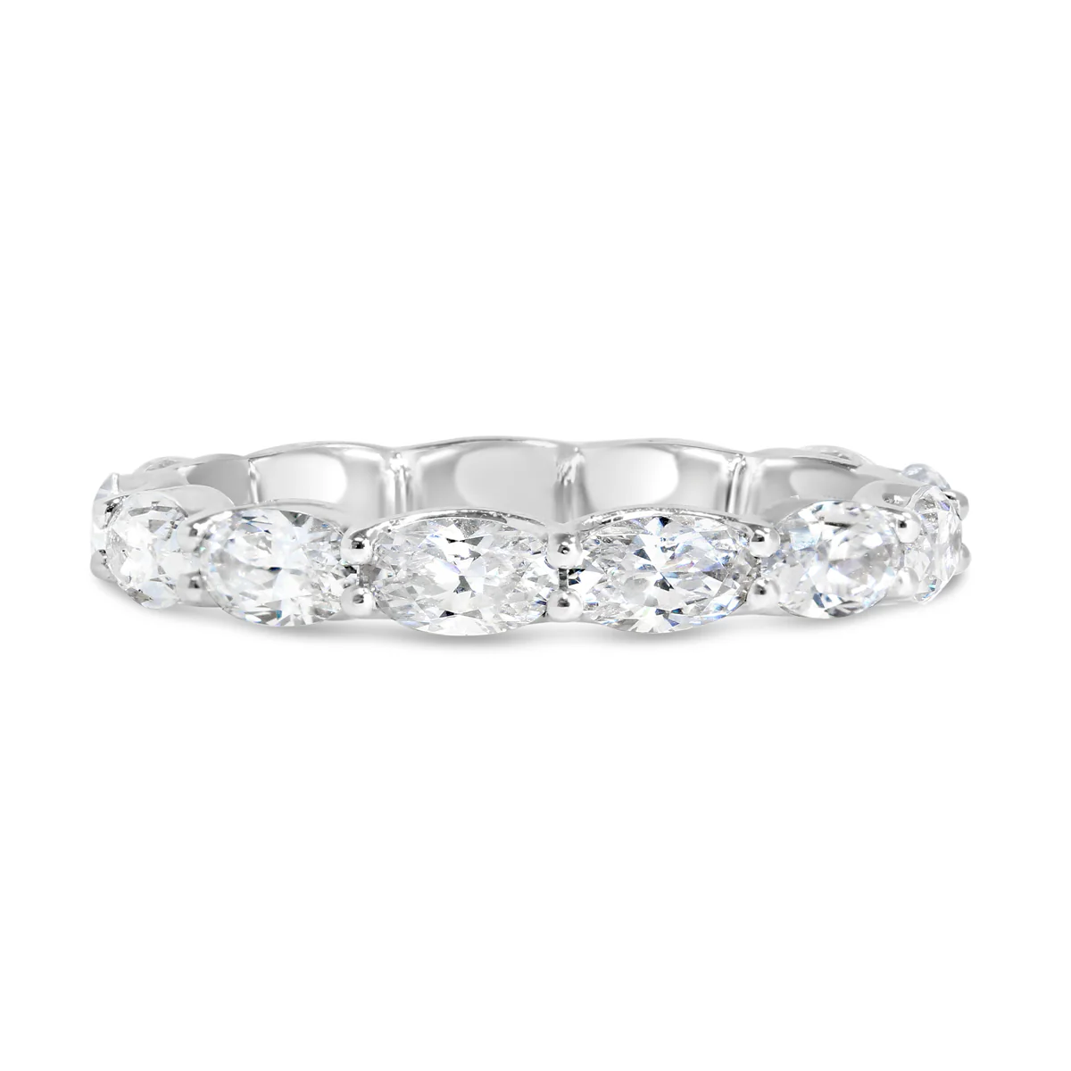 Oval Diamond Wedding Band - YJA9825RB - Image 3