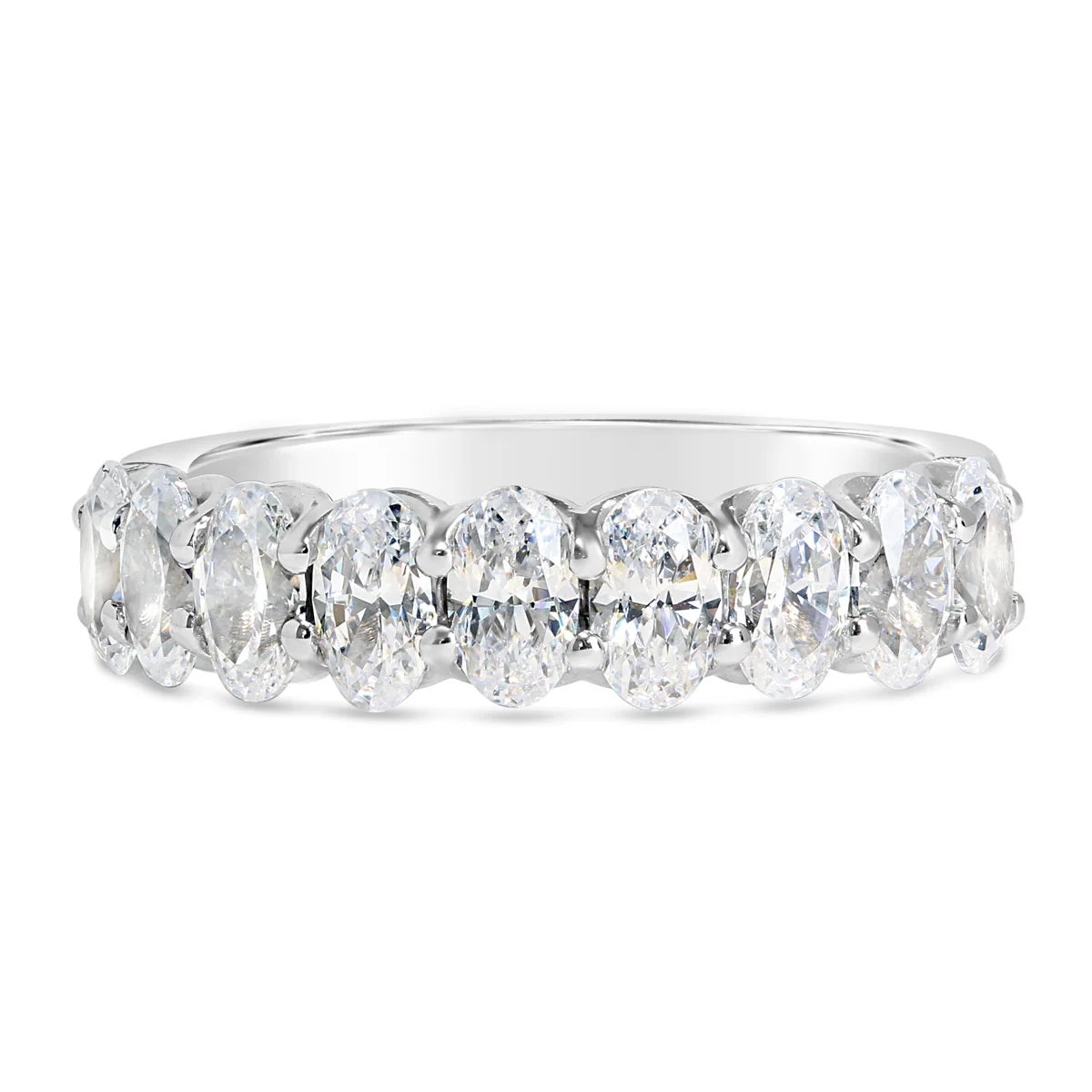 Oval Diamond Wedding Band - YJA9828R - Image 4