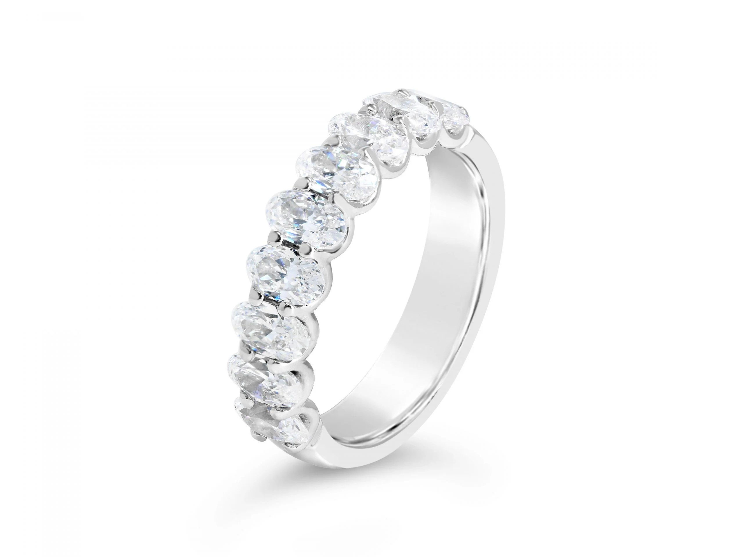 Oval Diamond Wedding Band - YJA9828R - Image 5