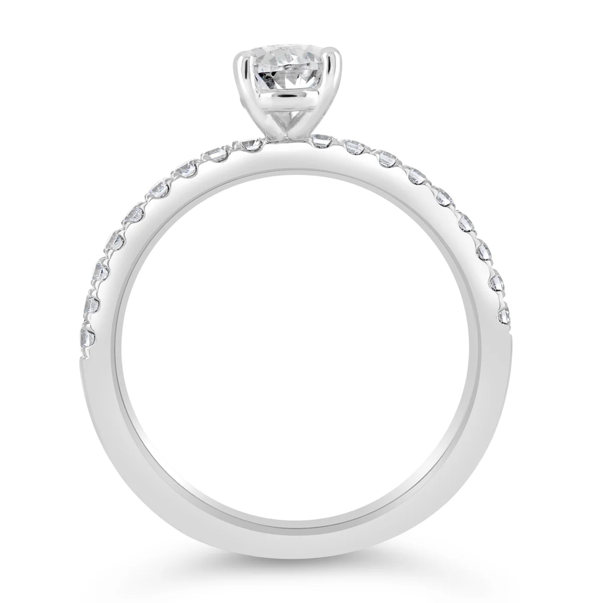 Pear Shape Diamond Engagement Ring - ACB400 - Image 4