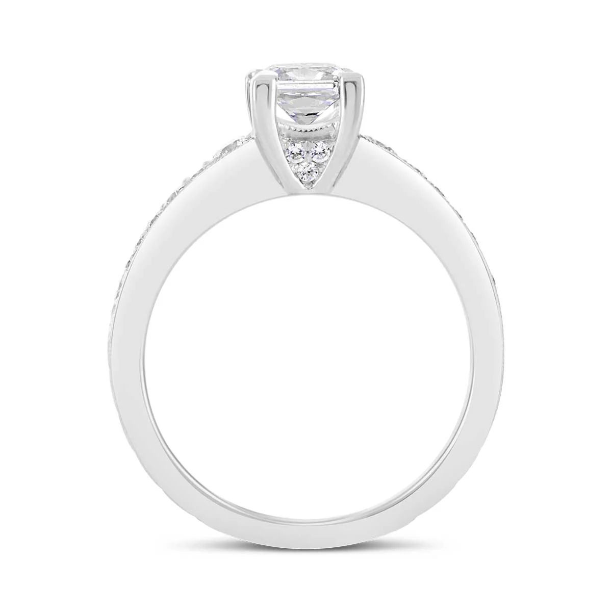 Princess Cut Diamond Engagement Ring - ACB024 - Image 3