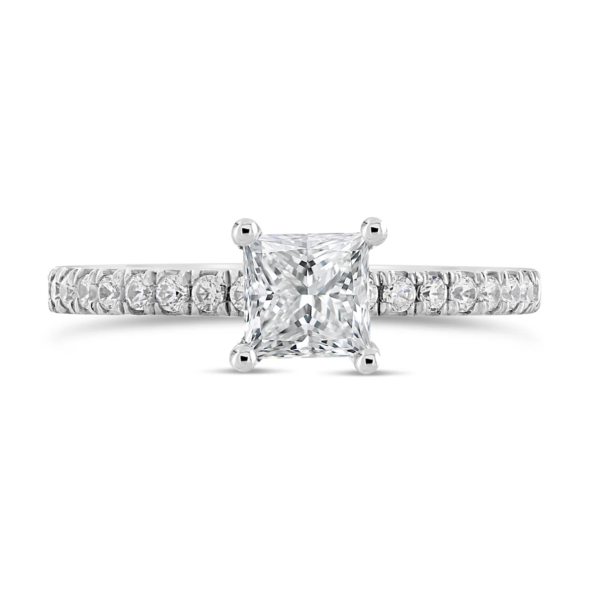 Princess Cut Diamond Engagement Ring - ACB051 - Image 3