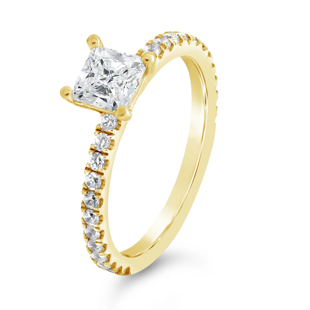 Princess Cut Diamond Engagement Ring - ACB051 - Image 6