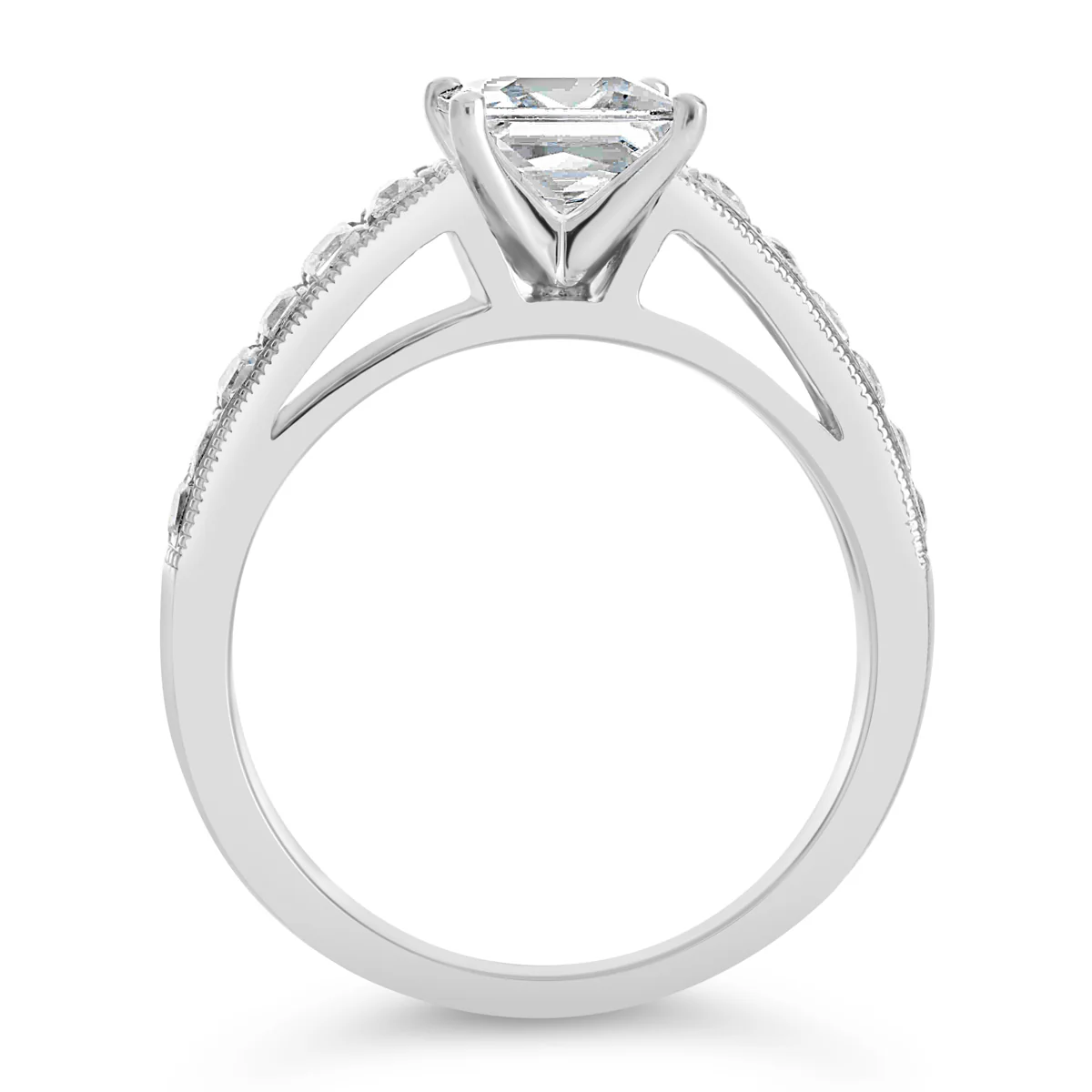 Princess Cut Diamond Engagement Ring - ACB053 - Image 5