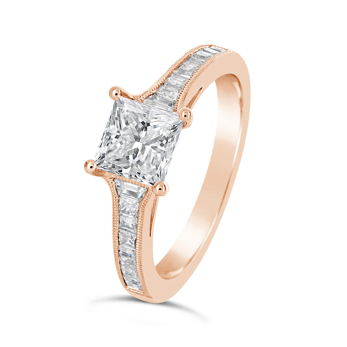 Princess Cut Diamond Engagement Ring - ACB138 - Image 2