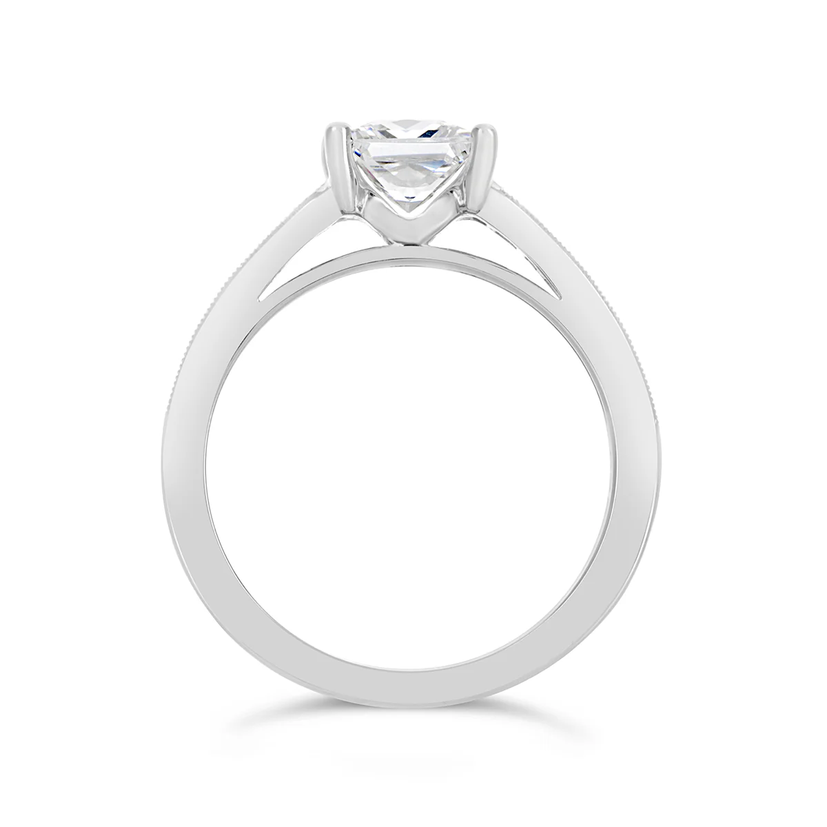 Princess Cut Diamond Engagement Ring - ACB138 - Image 4