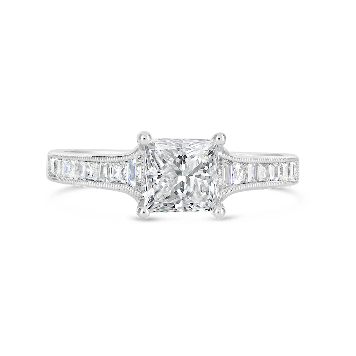 Princess Cut Diamond Engagement Ring - ACB138 - Image 5