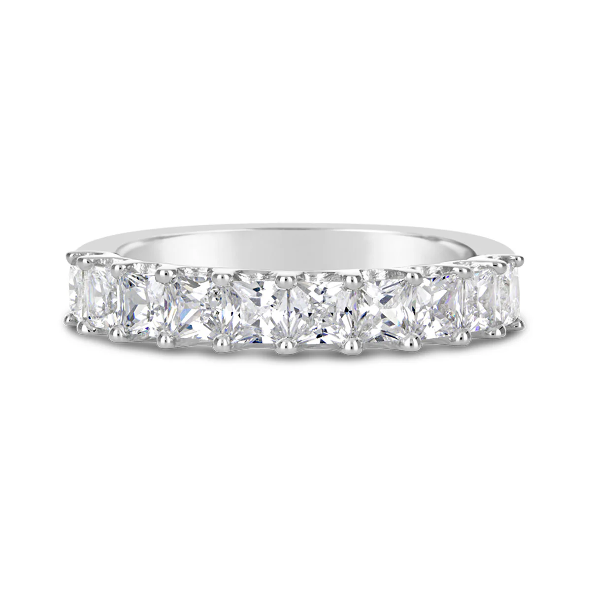 Princess Cut Diamond Wedding Band - GSR7198 - Image 4
