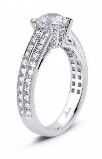 Round Brilliant Cut Diamond Engagement Ring - ACB014 - Image 4