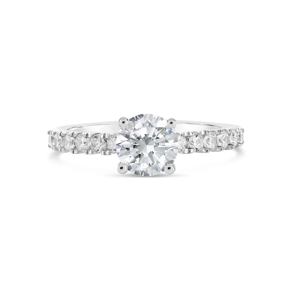 Round Brilliant Cut Diamond Engagement Ring - ACB046 - Image 5