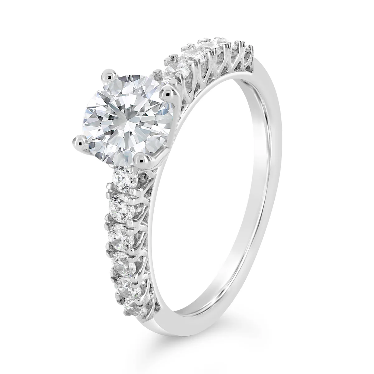 Round Brilliant Cut Diamond Engagement Ring - ACB046 - Image 6