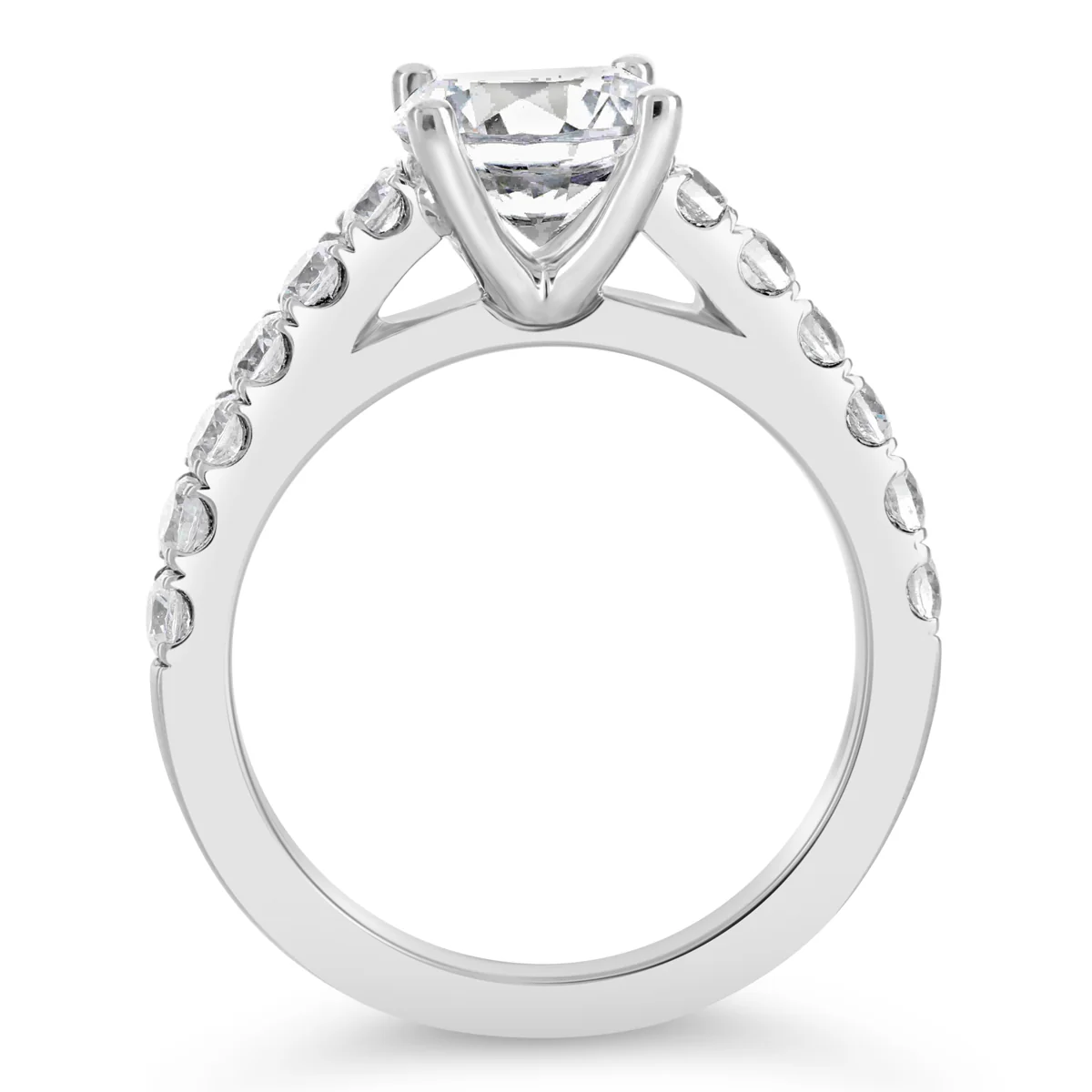 Round Brilliant Cut Diamond Engagement Ring - ACB047 - Image 5