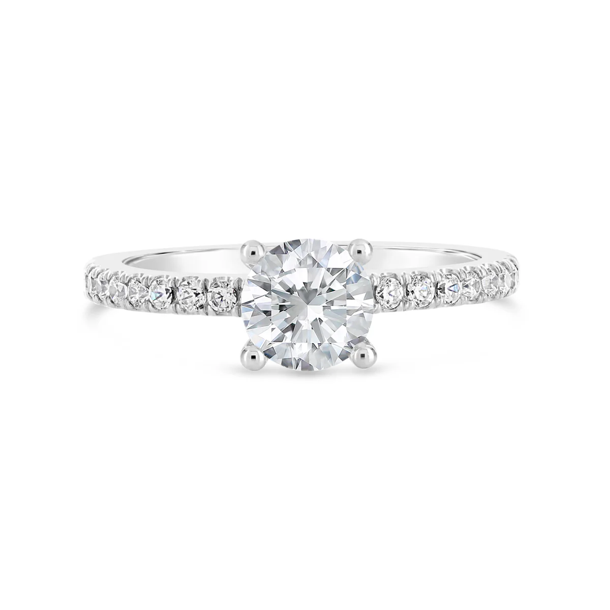 Round Brilliant Cut Diamond Engagement Ring - ACB050 - Image 5