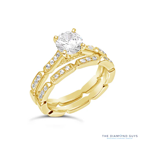 Round Brilliant Cut Diamond Engagement Ring - ACB086 - Image 4