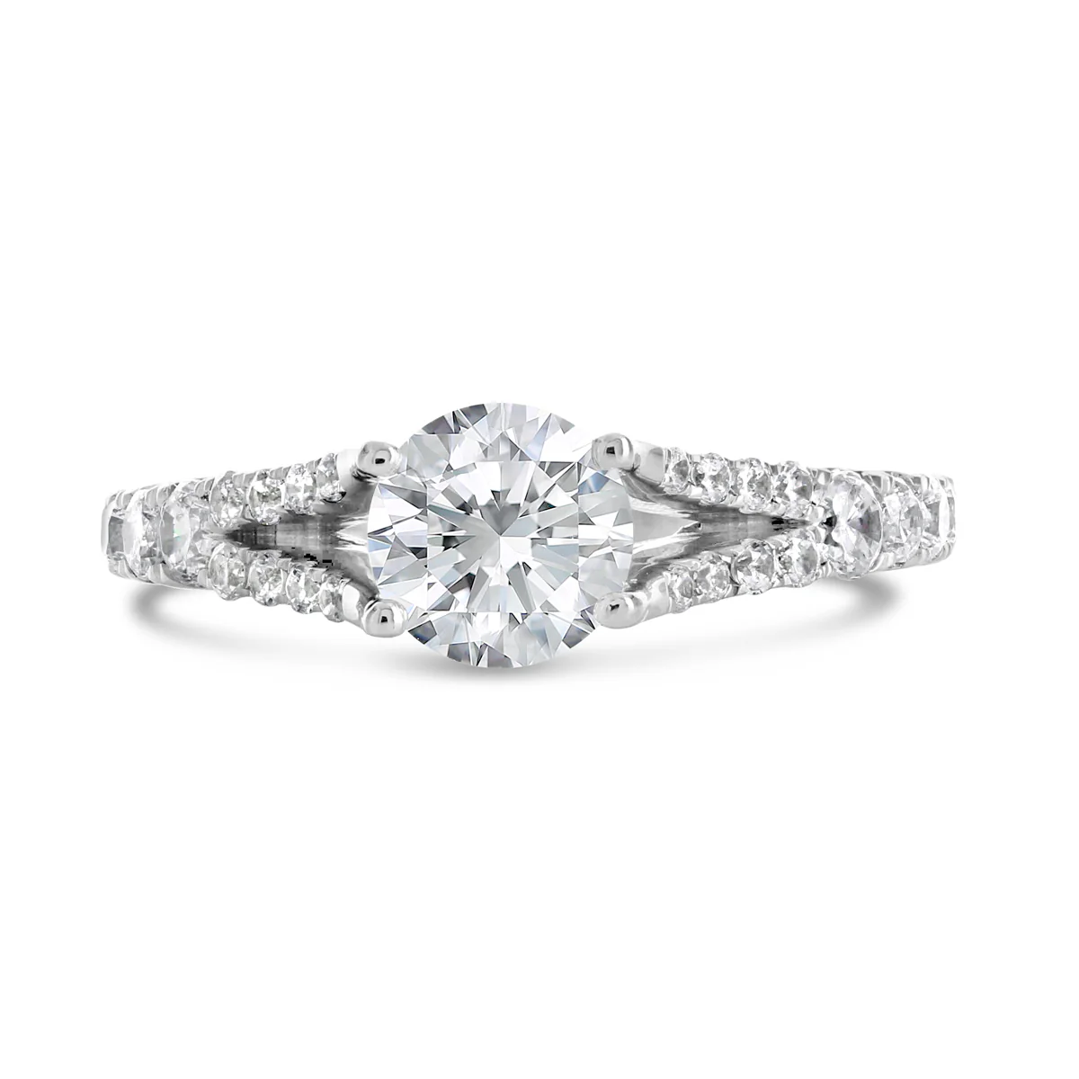 Round Brilliant Cut Diamond Engagement Ring - ACB094 - Image 2