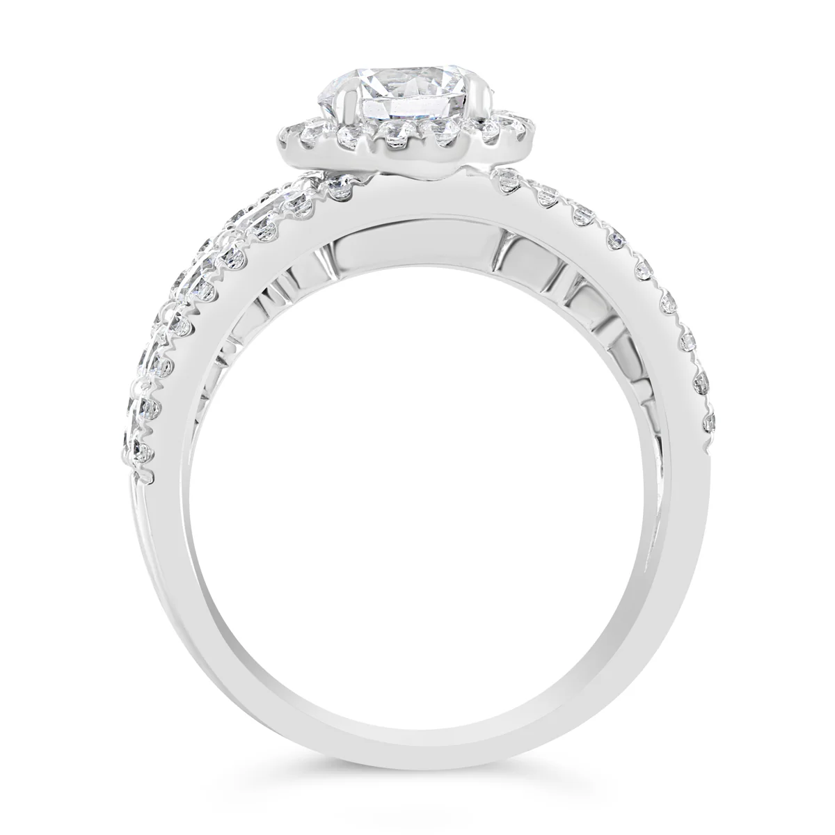 Round Brilliant Cut Diamond Engagement Ring - ACB115 - Image 5