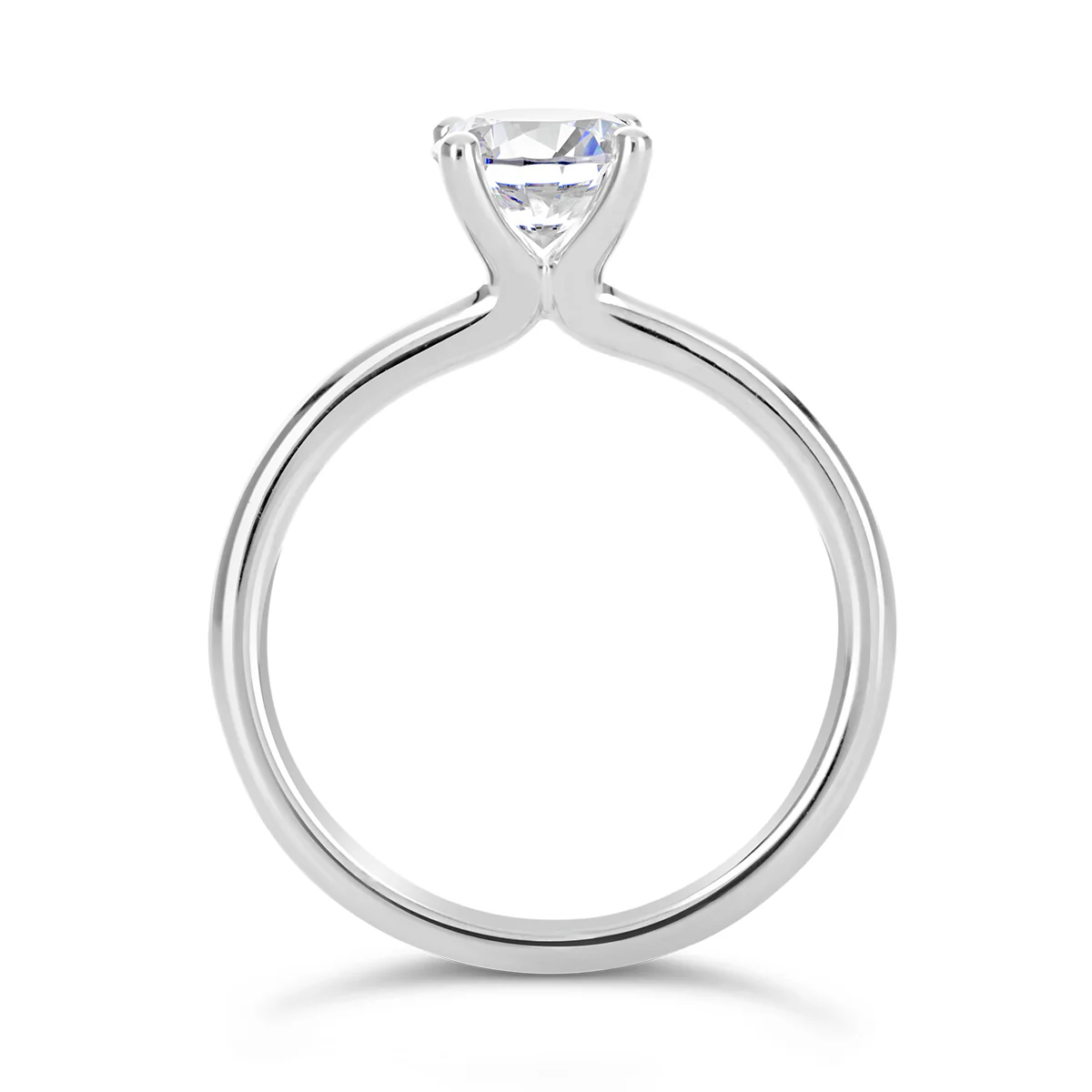 Round Brilliant Cut Solitaire Engagement Ring - ACB128 - Image 3
