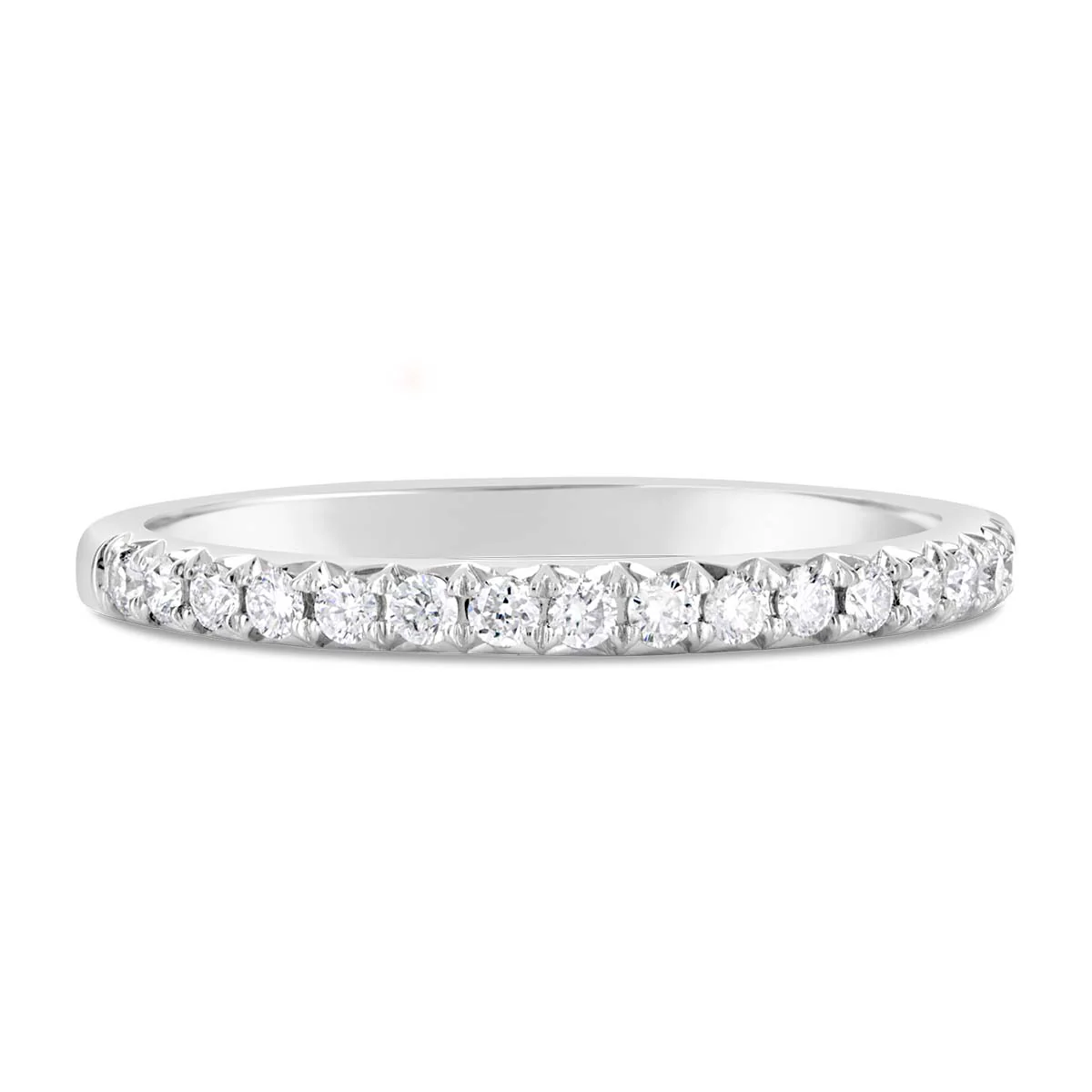 Rounded Diamond Wedding Band - ACB121 - Image 2
