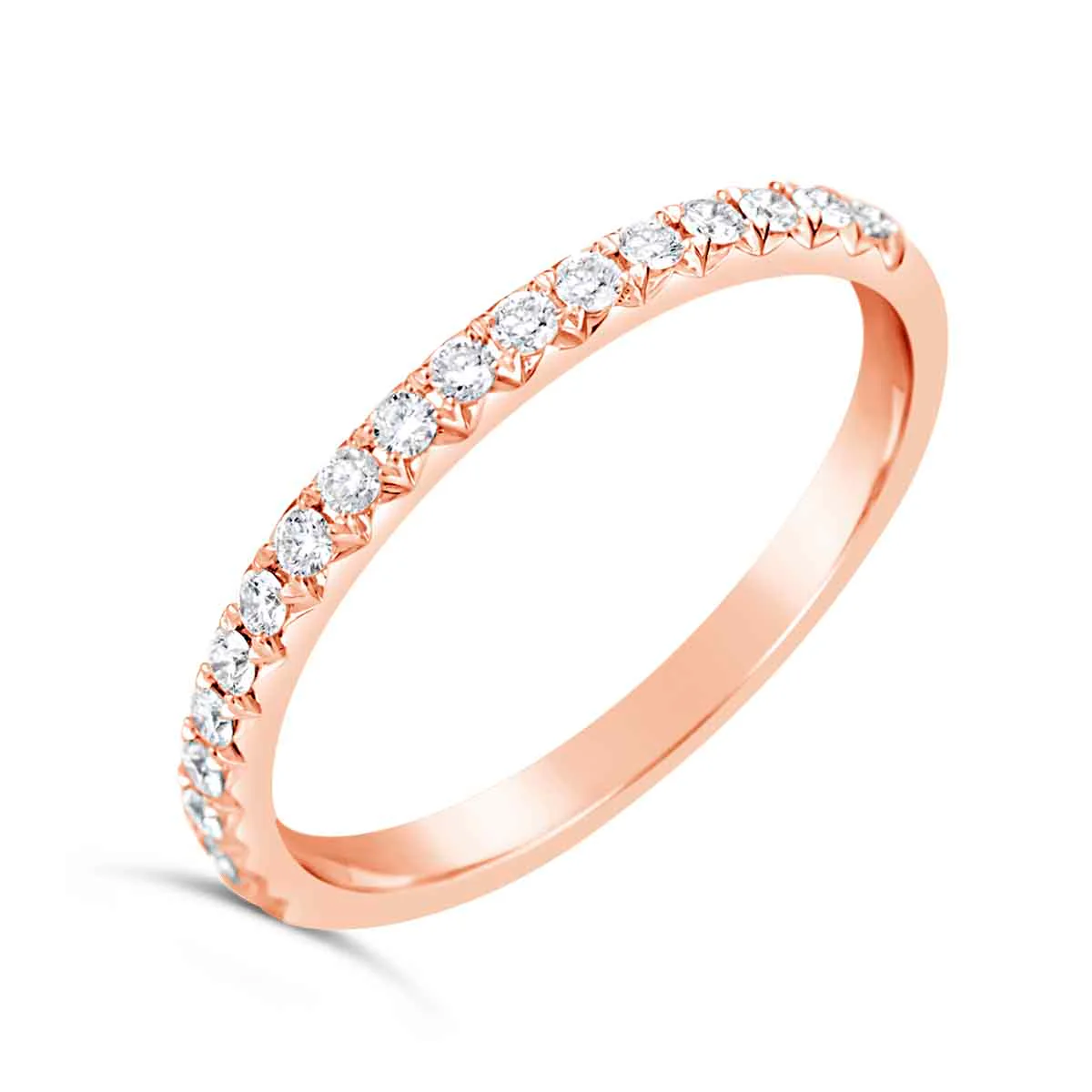 Rounded Diamond Wedding Band - ACB121 - Image 3