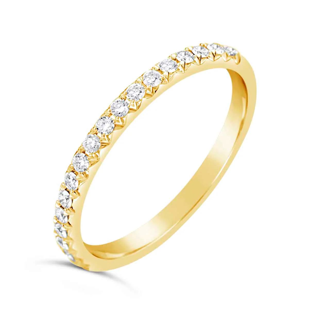 Rounded Diamond Wedding Band - ACB121 - Image 4