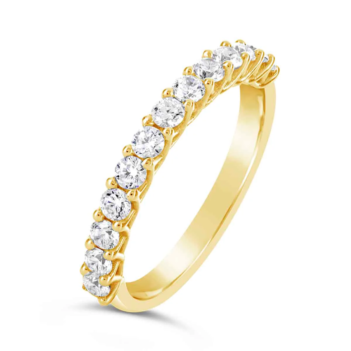 Twisted Claw Diamond Wedding Band - YJA8168R - Image 4